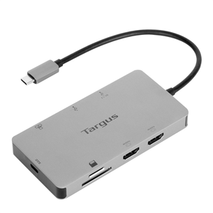 Nešiojamojo kompiuterio dokas Targus USB-C, 2x HDMI, 100 W