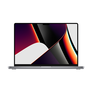 Nešiojamas kompiuteris Apple MacBook Pro 16 (2021), M1 Max, 1TB, ENG, Space Grey