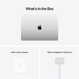 Nešiojamas kompiuteris Apple MacBook Pro 16 (2021) RUS, 1TB, Silver, MK1F3RU/A