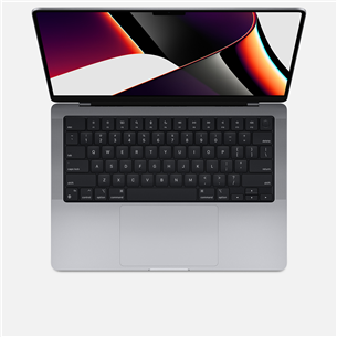 Nešiojamas kompiuteris Apple MacBook Pro 14, 2021, SWE, Space Grey, MKGP3KS/A