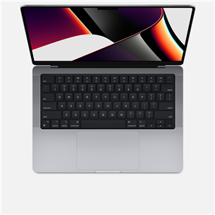 Nešiojamas kompiuteris Apple MacBook Pro 14, 2021, ENG, Sapce Grey, MKGQ3ZE/A