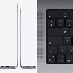 Nešiojamas kompiuteris Apple MacBook Pro 14, 2021, ENG, Sapce Grey, MKGQ3ZE/A