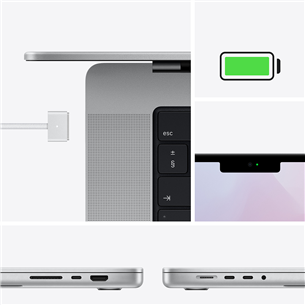 Nešiojamas kompiuteris Apple MacBook Pro 14.2", 2021, RUS, MKGR3RU/A