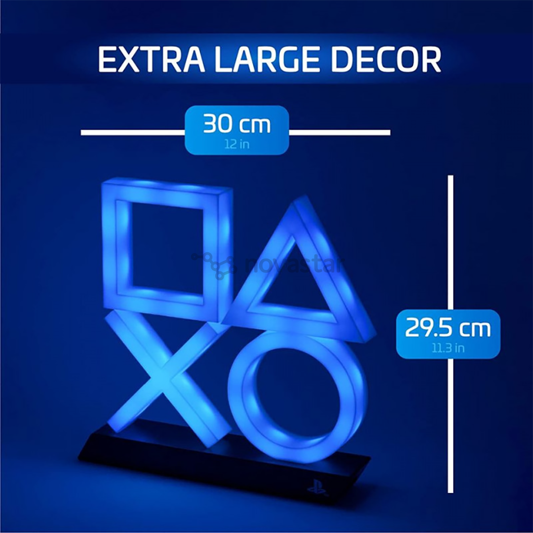 Dekoratyvinė lempa PlayStation 5 Icons XL
