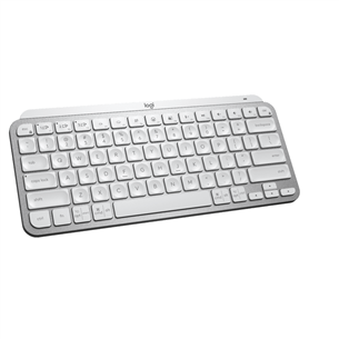 Klaviatūra Logitech MX Keys Mini ENG, Belaidė, Pale Gray