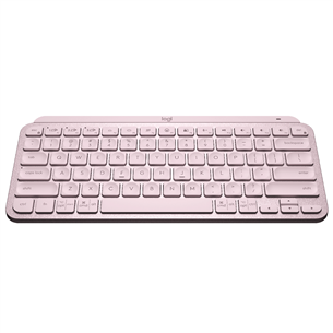Klaviatūra Logitech MX Keys Mini SWE, Belaidė, Rožinė