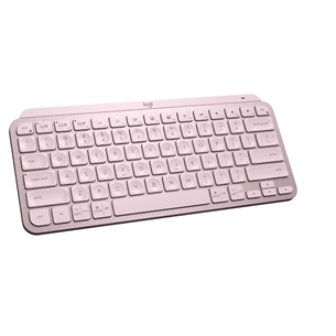 Klaviatūra Logitech MX Keys Mini SWE, Belaidė, Rožinė