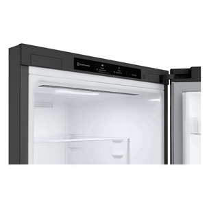 LG, NatureFRESH, internal display, 384 L, height 203, silver - Refrigerator