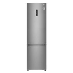 LG GBB7 Series, NatureFRESH, 384 L, height 203 cm, silver - Refrigerator