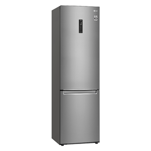 LG GBB7 Series, NatureFRESH, 384 L, height 203 cm, silver - Refrigerator