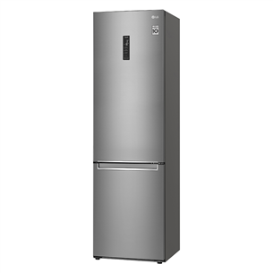 LG GBB7 Series, NatureFRESH, 384 L, height 203 cm, silver - Refrigerator