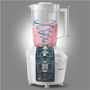 Philips 3000, 450 W, 1.9 L, white - Blender