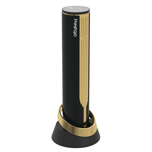 Prestigio Maggiore, black/gold - Automatic wine bottle opener