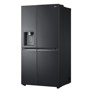 LG, диспенсер для воды и льда с резервуаром, 635 л, высота 179 см, черный -  SBS-холодильник