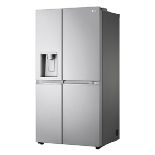 LG, water & ice dispenser, 635 L, height 179 cm, silver - SBS Refrigerator