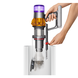 Dyson V15 Detect Absolute, желтый/серый - Беспроводной пылесос