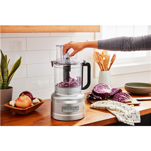 KitchenAid, 3,1 л, 400 Вт, cеребристый - Кухонный комбайн