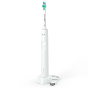 Philips Sonicare 3100, baltas - Elektrinis dantų šepetėlis HX3671/13