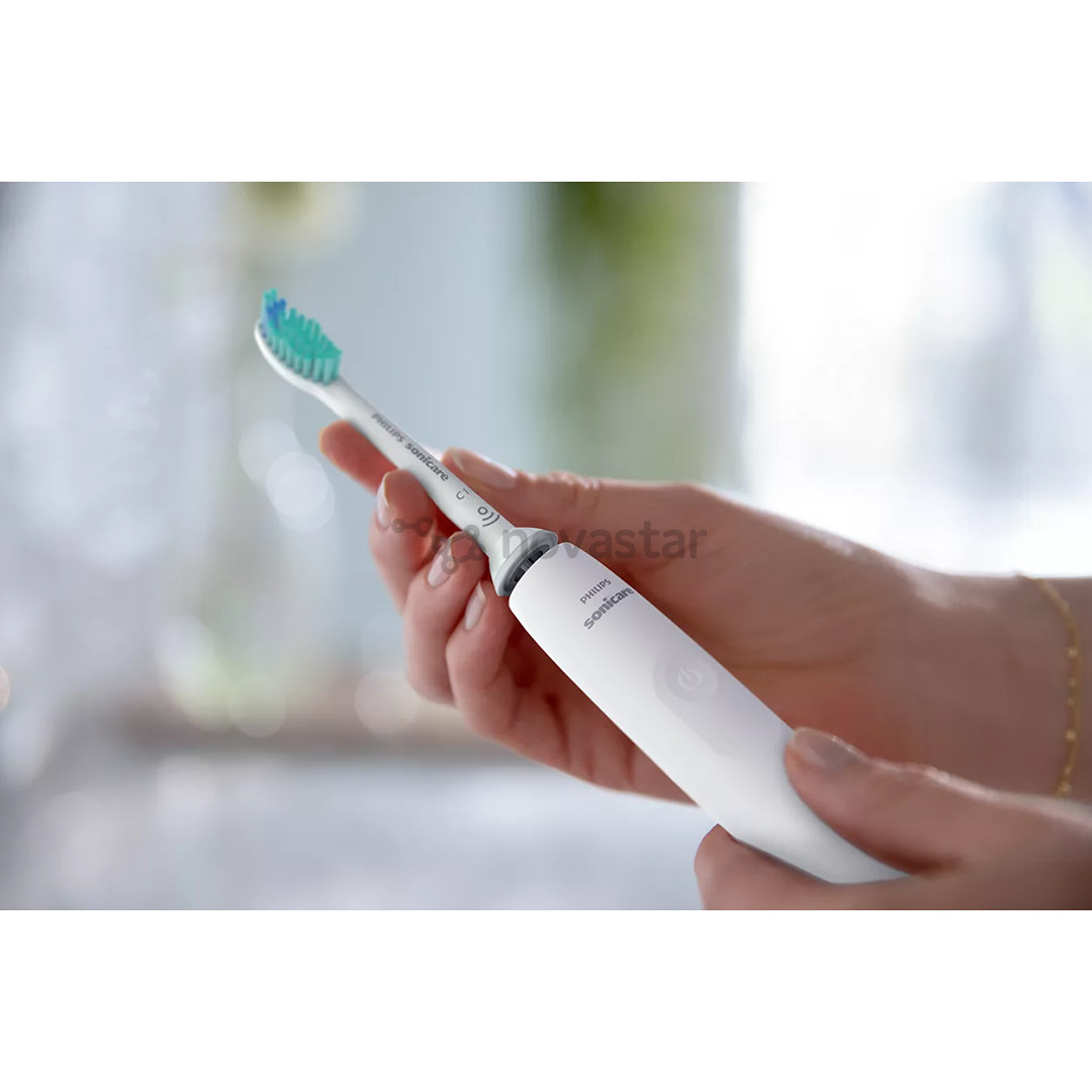 Philips Sonicare 3100, baltas - Elektrinis dantų šepetėlis