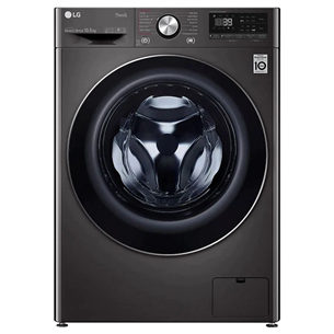LG, 10.5 kg, depth 56 cm, 1400 rpm, dark grey - Front Load Washing Machine