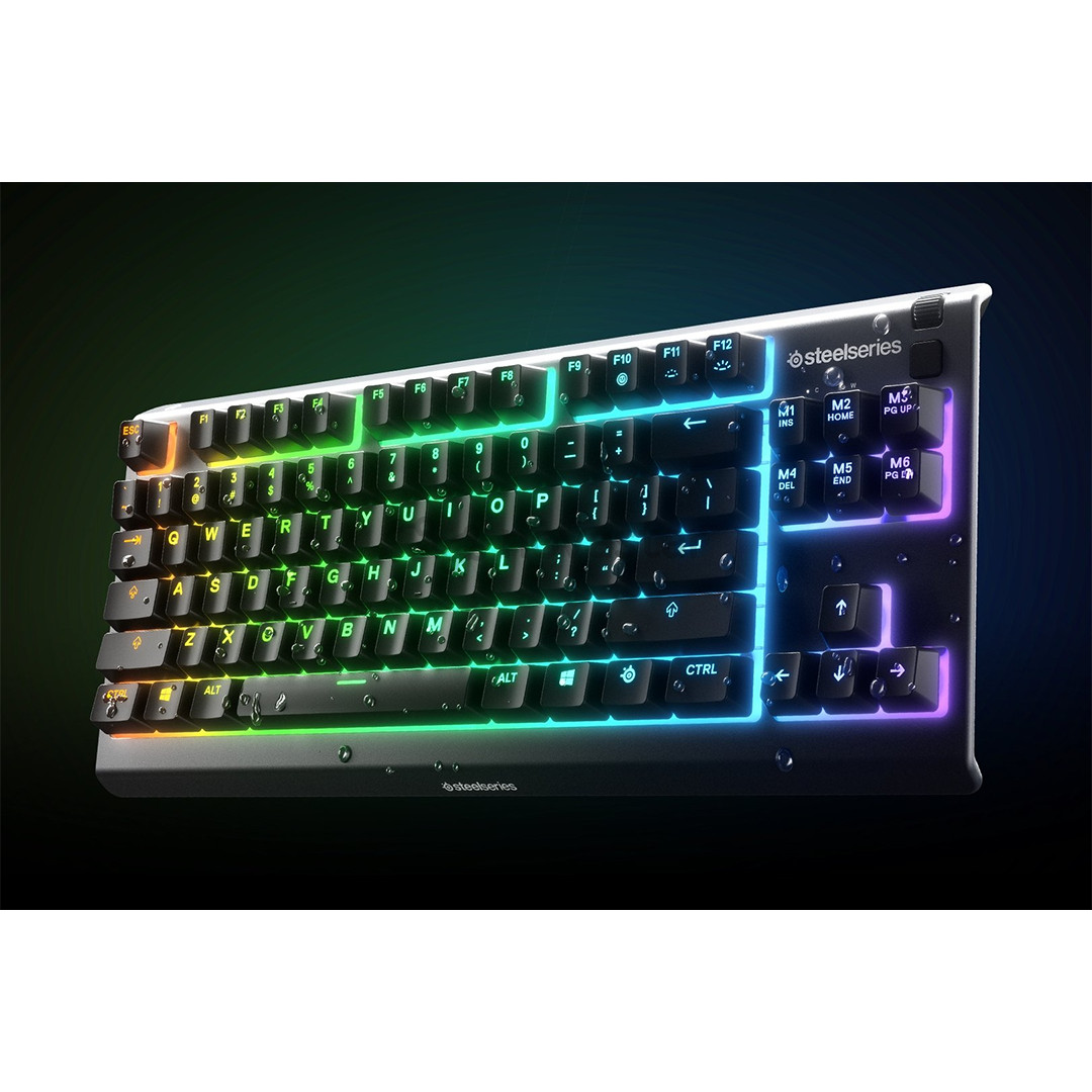 SteelSeries Apex 3 TKL, US, juoda - Klaviatūra