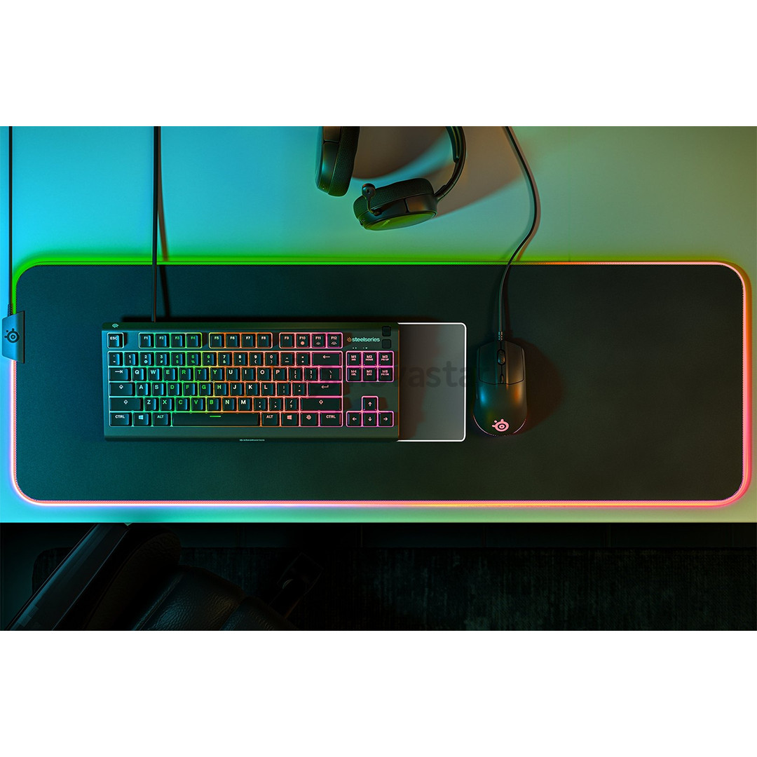 SteelSeries Apex 3 TKL, US, juoda - Klaviatūra