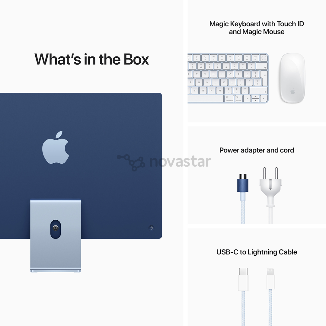 Desktop PC Apple iMac 24'', 2021, RUS, Blue