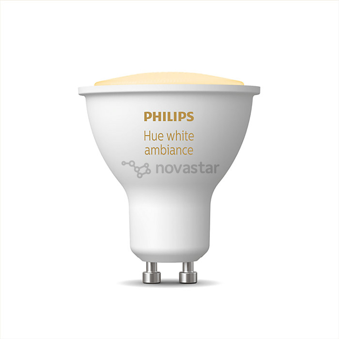 Philips Hue White Ambiance, GU10, белый - Умная лампа