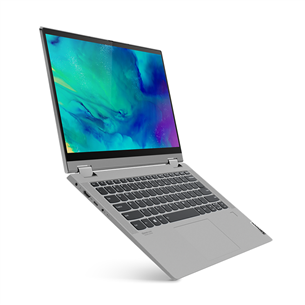 Lenovo IdeaPad Flex 5 14ITL05, 14", FHD, Pentium, 4 GB, 128 GB, touch, gray - Notebook