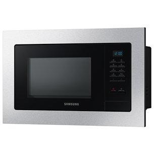 Samsung, 23 л, 800 Вт, черный/нерж. сталь - Интегрируемая микроволновая печь
