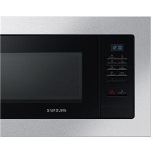Samsung, 23 л, 800 Вт, черный/нерж. сталь - Интегрируемая микроволновая печь