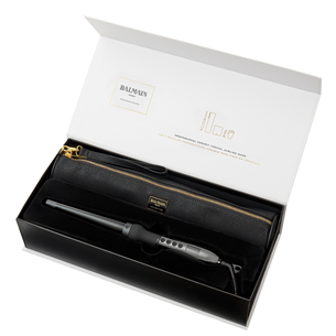 Balmain, diameter 13-25 mm, 160-220 °C, black - Conical curling wand