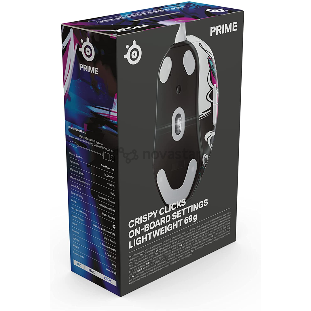 Pelė SteelSeries Prime Neo Noir Edition