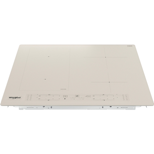 Whirlpool, width 59 cm, frameless, beige - Built-in Induction Hob