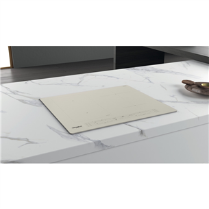 Whirlpool, width 59 cm, frameless, beige - Built-in Induction Hob