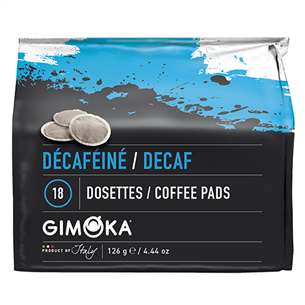 Gimoka decaf, 18 portions - Coffee pads