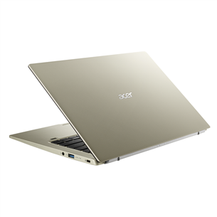 Nešiojamas kompiuteris Acer Swift 1/Intel® Pentium® N6000/Intel® UHD Graphics/256 GB SSD; 8 GB RAM/W10H/GOLD/SWE