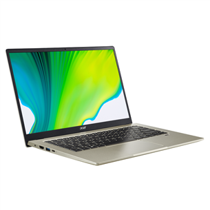 Nešiojamas kompiuteris Acer Swift 1/Intel® Pentium® N6000/Intel® UHD Graphics/256 GB SSD; 8 GB RAM/W10H/GOLD/SWE