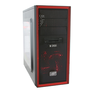 Stacionarus kompiuteris Ordi Iris R5 5gen/AMD Ryzen R5-5600X/Nvidia RTX3060 Aorus Elite 2.0/500 GB SSD; 16 GB RAM/W10H