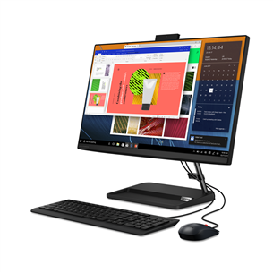 Lenovo IdeaCentre AiO 3 24ALC6, 23,8", FHD, Ryzen 5, 8 ГБ, 512 ГБ, черный - Настольный компьютер "все в одном"