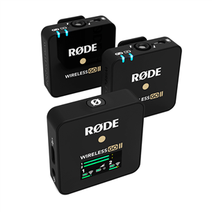 RODE Wireless GO II, 3,5 мм, USB-C, черный - Беспроводной микрофон