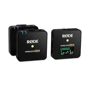 RODE Wireless GO II, 3.5 mm, USB-C, black - Wireless Microphone