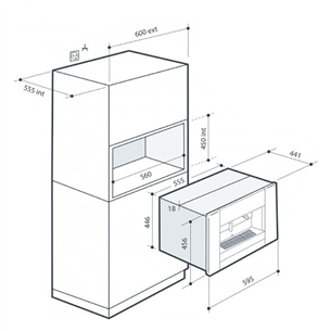 Built-in espresso machine De Dietrich