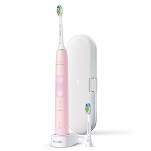 Philips Sonicare ProtectiveClean 5100, travel case, white/pink - Electric toothbrush