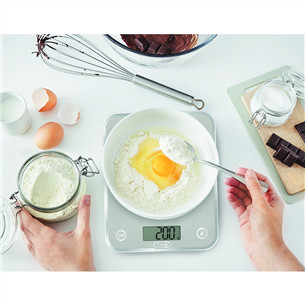 Tefal Optiss, iki 5 kg, sidabro spalvos - Virtuvinės svarstyklės