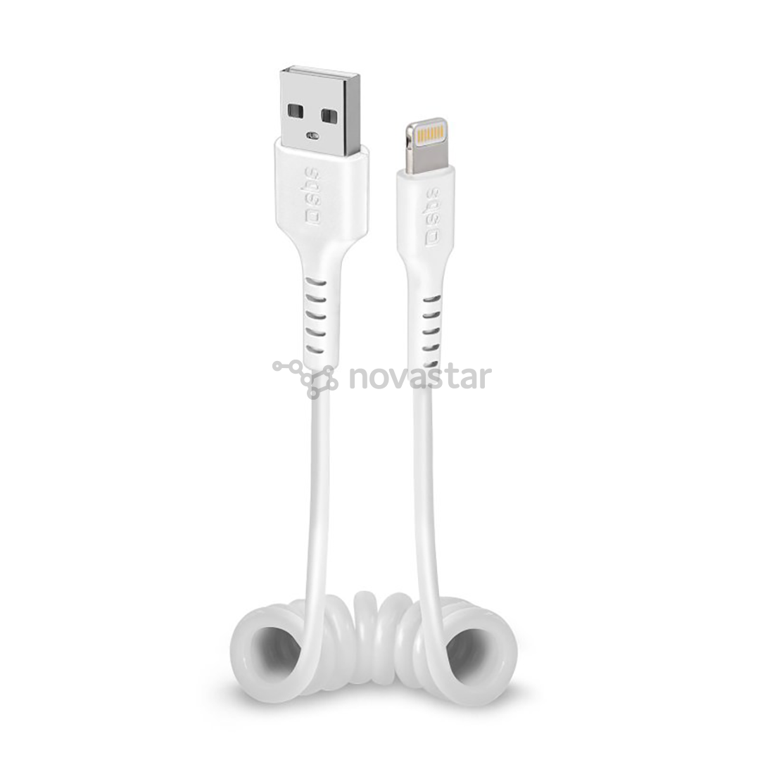 Laidas SBS USB-A --> Lightning, Baltas