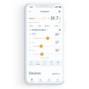 Mill Gentle Air WiFi, 1500 W, white - Oil heater