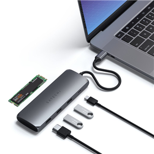 Šakotuvas Satechi USB-C 4 Ports,  ST-UCHSEM