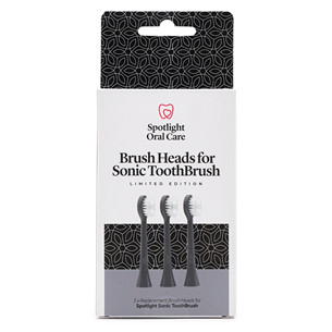 Spotlight Sonic, 3 шт., черный - Насадки для зубной щетки SONICHEADSGG