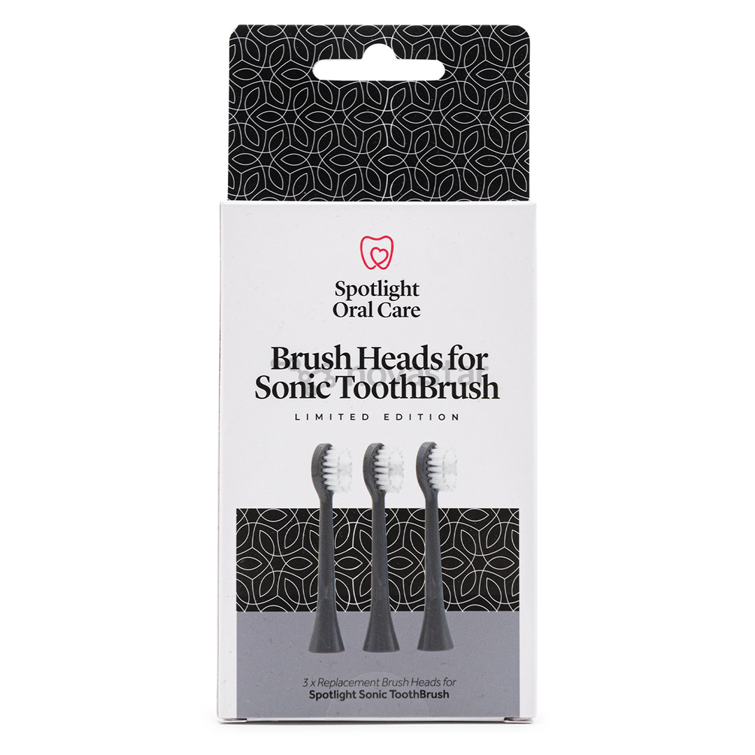 Spotlight Sonic, 3 шт., черный - Насадки для зубной щетки